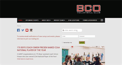 Desktop Screenshot of bcovolleyball.com